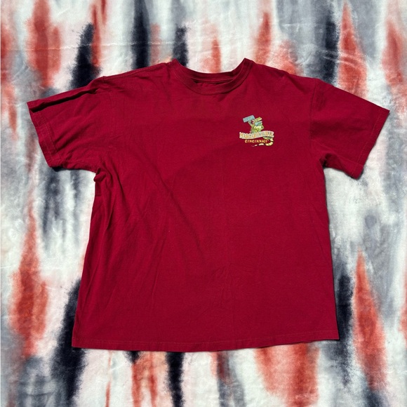 Jimmy Buffet Margaritaville Cincinnati Flip Flop Repair Shop Men Tshirt Size L - Picture 2 of 2